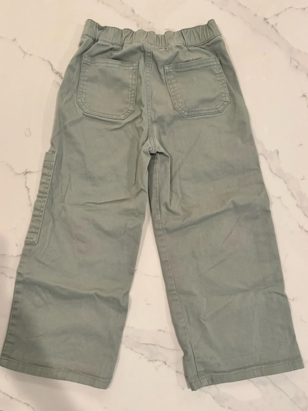 Tucker + Tate Kids' Embroidered Cargo Pants - Sage Green - Size 5T - Picture 3 of 5